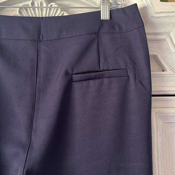 NWOT Navy Blue High Waisted Double Breast Sailor Trousers size 1X - Picture 7 of 10